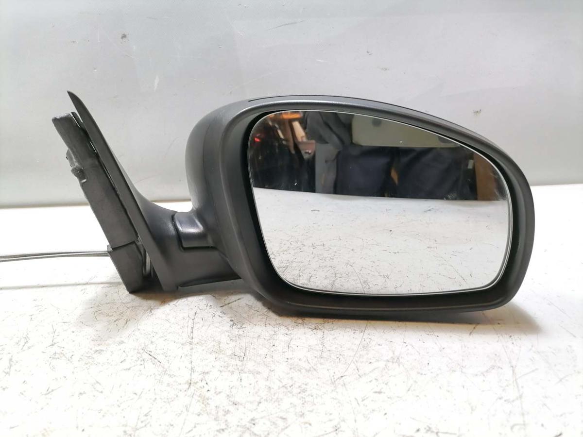 Skoda Fabia 2 original Au&szlig;enspiegel rechts manuell verstellbar 9153 Anthracite grey Bj.2009